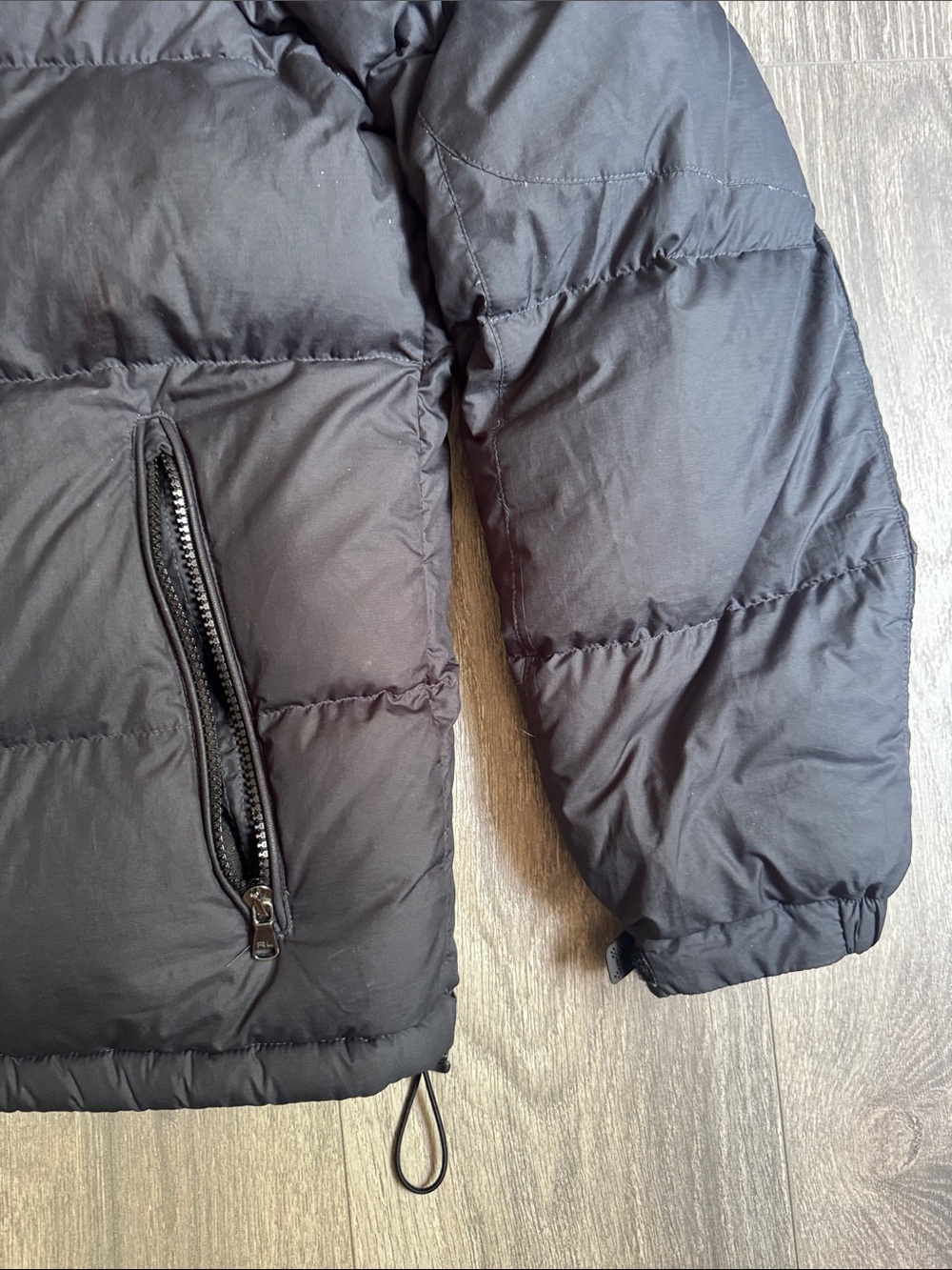 Polo by Ralph Lauren Black Hooded Quilted Down Puffer Jacket - Picture 6 of 16